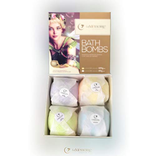 Caixa Bath Bomb com 4 - Esferas Efervescentes - Sortidas