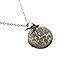 Ms.Iconic Antiqued Silver Flower Engraved Swallow Charm Photo Locket Pendant Necklace 27''