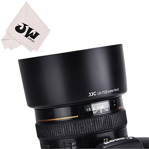 canon es71ii lens hood - JJC Reversible Bayonet Lens Hood Shade for Canon EF 50mm F1.4 USM Lens Replaces Canon Lens Hood ES-71II ES71II