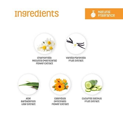 Nature's Baby Shampoo, Face & Body Wash 8 Oz - Formulated For Problem And Sensitive Skin, Ph Neutral. No Sulfate Or Artificial Fragrances - Vanilla Tangerine #TOP2