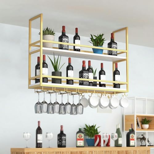 Support de bouteille de vin suspendu industriel pour optimiser la cuisine - 7