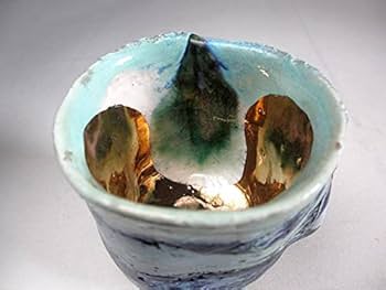 Amazon.co.jp: ぐい呑み 木ノ戸久仁子作 稀晶石 酒盃「夜光」(共