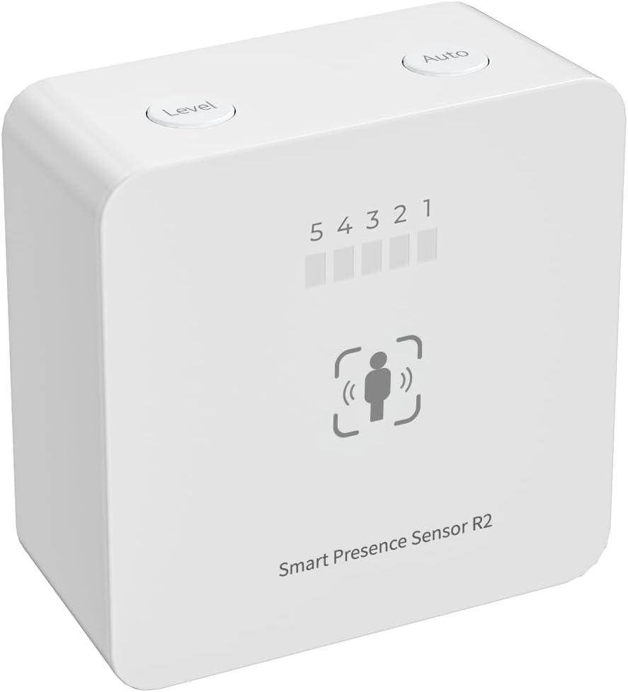 THIRDREALITY Presence Sensor R2,24GHz mmWave Radar,Adjustable Sensitivity,Zigbee Hub Required,Battery Powered,Support Home Assistant,SmartThings,Homey,Hubitat or Echo Devices with Built-in Zigbee hub