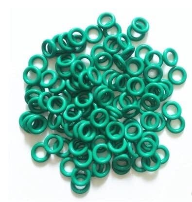 Lot de 5 joints toriques d'étanchéité en caoutchouc fluoré résistant aux hautes températures, diamètre extérieur 170/175/180/185/190/mm, couleur verte – (épaisseur : 175 mm x 5 mm),Matériau Fiable(18