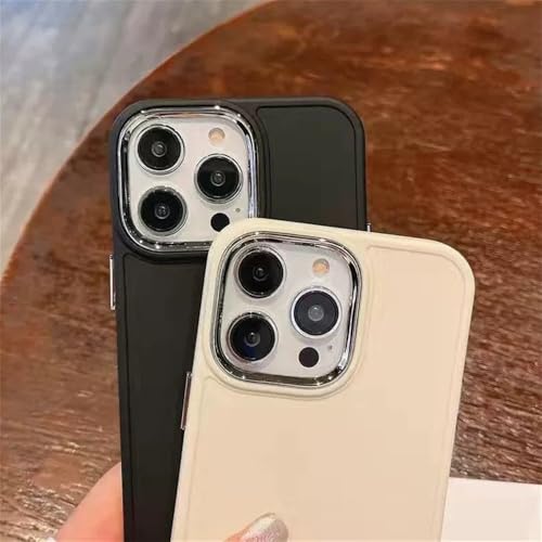 Coque objectif plaqué pour iPhone 15 Pro Max en silicone souple - 4