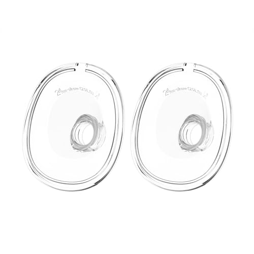 Milchpumpe Ersatzteile Flansch Schild 24mm Zubehör Teile Tragbar Kompatibel mit Lansinoh NCVI Nuliie NICEGREEN Life S32, 2-Stücke