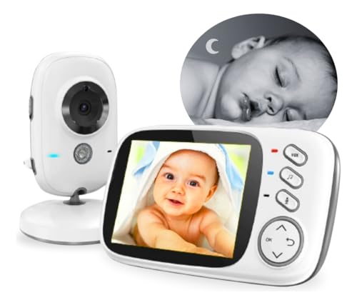 Camera Baba Eletronica Camera Monitor Sem Fio Visão Noturna Baba Eletronica com Alto Falante Voz