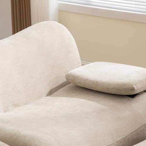 Sofá Chenille beige claro para crear un hogar acogedor y relajante 8