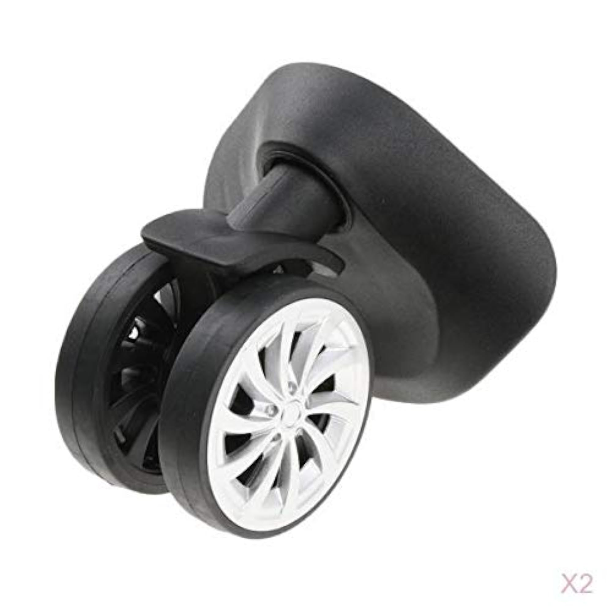 Luggage Suitcase Mute Swivel Wheels, 2 Pairs