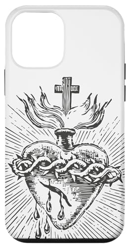 Devotion to the Sacred Heart of Jesus �r���e�[�W �J�g���b�N�A�[�g �X�}�z�P�[�X iPhone 12 mini �p