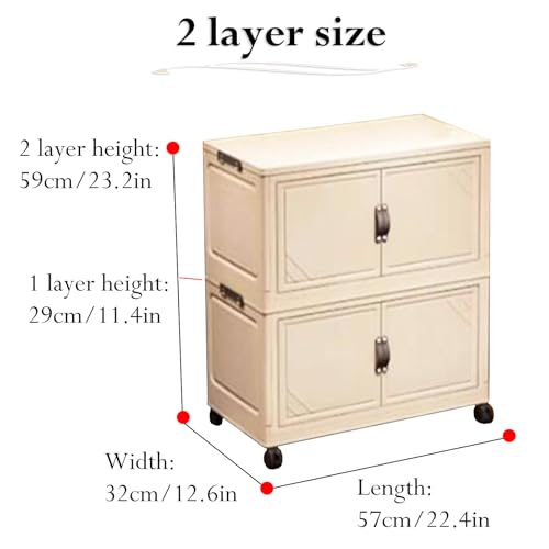 Bacs de rangement plastique empilables avec couvercles blanc laiteux - 5