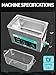 SupRUCCI Ultrasonic Cleaner 6L, Sweep Function, 180W Power Adjustable Ultrasonic Parts Cleaner for Cleaning Carburetor, Metal Engine Parts, Gun, Oil Filter, Bike Chain, Gear, Eyewear, Watch, Jewelry