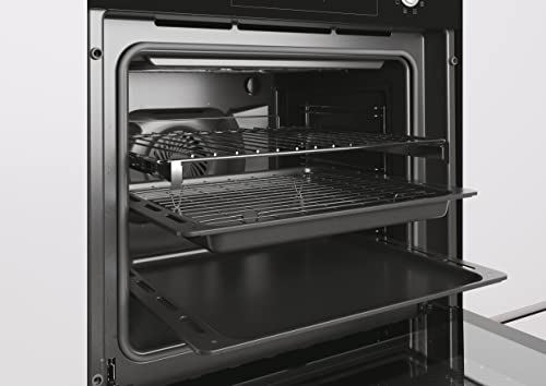 Hoover-H-OVEN-300-HOT3161BIE-Horno-electrico-70L-Digital-Rejillas-antivuelco-Limpieza-Hydroeasyclean-Temporizador-Puerta-de-doble-cristal-Ventilador-de-enfriamiento-2100W-Negro-Clase-A