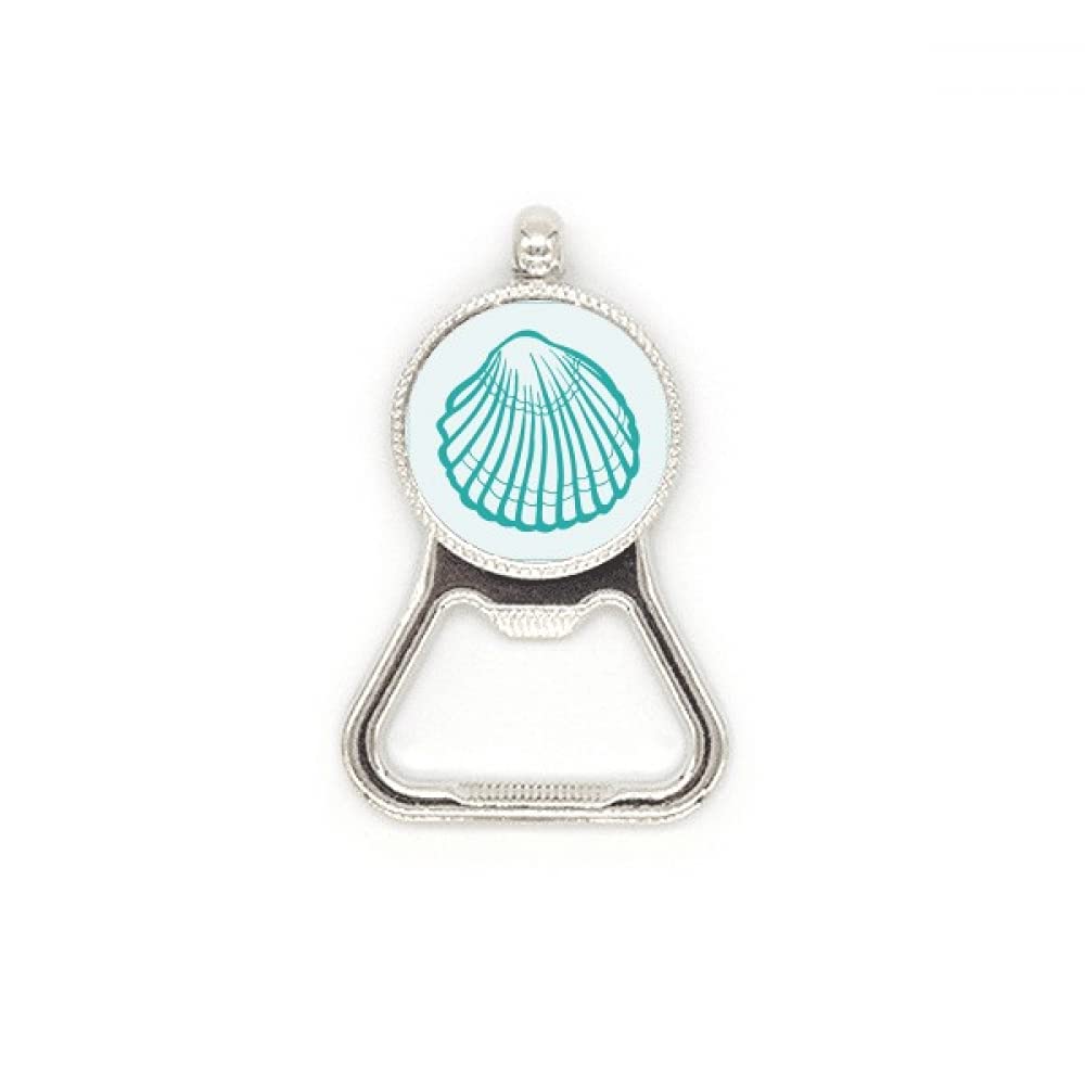 Décapsuleur acier inoxydable Scallop vert vie marine au design exclusif