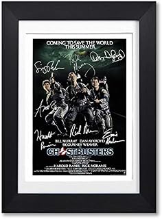 Mounted Gifts Ghostbusters Cast Signed A4 Poster Photo Print Framed Autograph Gift Movie Film (POSTER ONLY)