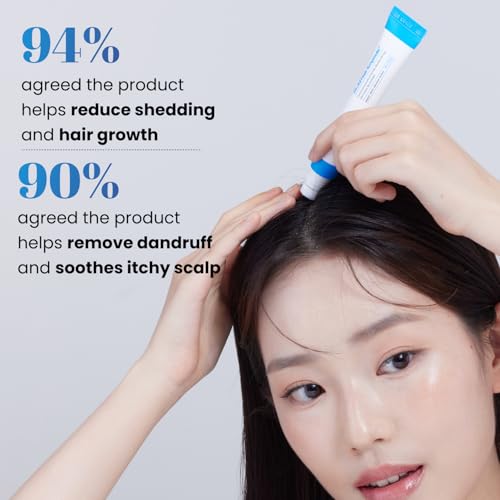 scalpy hair growth serum for men amp women for hair loss amp thinning  scalp treatment with salicylic acid menthol dexpanthenol  non-greasy lightweight  exfoliates dandruff amp soothes itch