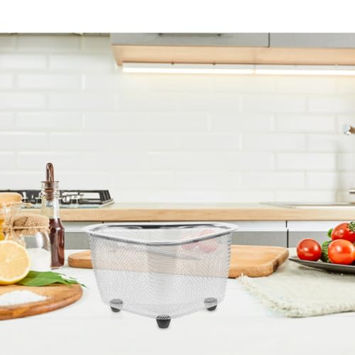 Canasto triangular para desagüe de cocina en esquina miniatura 3