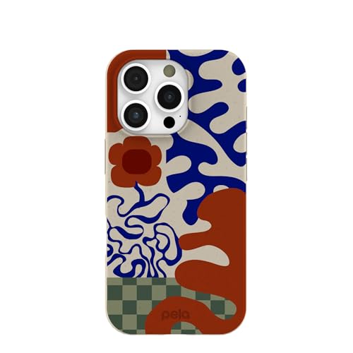 Pela | Phone Case Compatible with iPhone 16 Pro | Limited Edition | Compatible with MagSafe | Cute Eco Friendly | Leaf Dance - image 1
