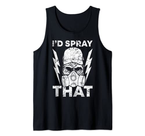 Auto Body Painter - Pulverizador de vehículo para detailer de automóviles Camiseta sin Mangas