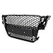 Honeycomb Sport Mesh Rs5 Style Hex Grille Grill Black w/Fog Light Cover Fit for Audi A5/S5 B8 8T 2008-2012 Standard Bumper