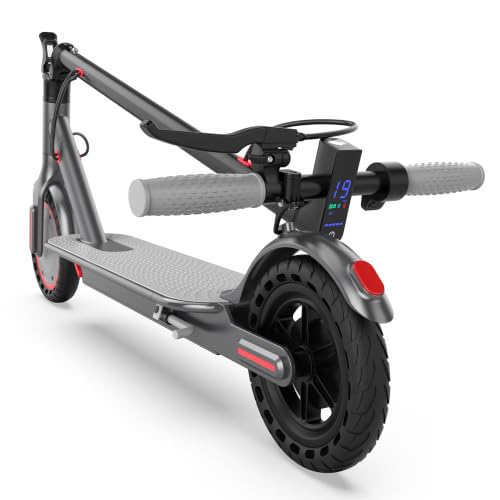 Image of Aovowheel Electric Scooter for Adults, Folding E Scooter with 250W-500W Motor 16-24 Mph Top Speed, Max 15-60Miles Long Range,6.5'' /8.5'' /10'' /14'' Solid Tires Commuting Scooters, Dual Brakes