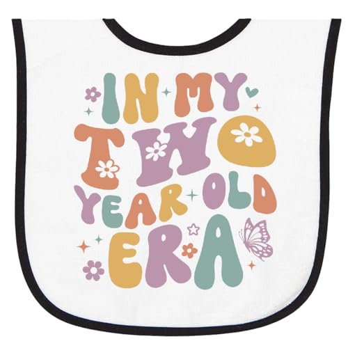inktastic in My 2 Year Old Era Baby Terry Cloth Bib
