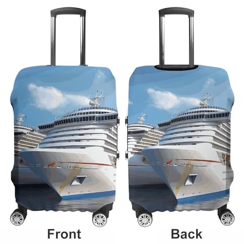 Carry on Luggage Cover Cruise Ship Suitcase Covers for Luggages Tsa Approved Travel Luggage Sleeve Protector Elastic Suitcase Protector Anti-Scratch Washable Fits 19-30 Inch Case -L3