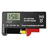 デジタルバッテリーテスター、バッテリーテスターカーロードテスター1.2Vデジタルバッテリーテスター、オルタネーターバッテリーアナライザーカーバッテリー電圧チェッカー