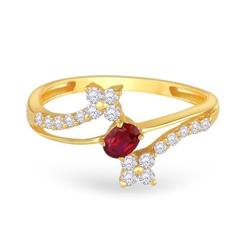 Malabar Gold & Diamonds Yellow Gold Ring for Women 22 K | 22 Kt (916) BIS Hallmark Certified Pure Gold Ring for Birthday, Anniversary, Rakshabandhan Gift - Image 4