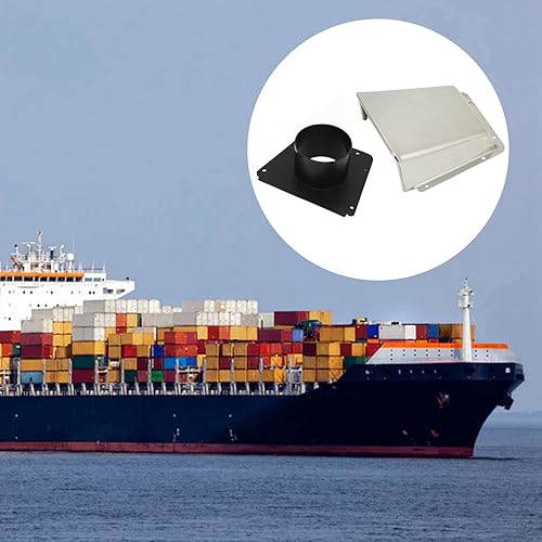 Capot D'aération Marin,Couvercle De Ventilation pour Bateau en Acier Inoxydable 304 avec Base en Nylon,Couverture de l'évent pour Bateaux avec Grille de Ventilation pour Bateaux Et Yachts