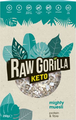 Raw Gorilla Muesli Keto Intenso, 250 Gramo