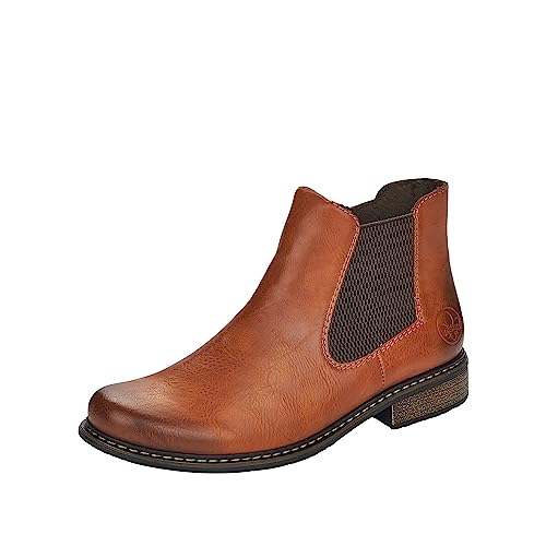 Rieker - Z4994-24, Botas Chelsea Mujer, Marrón (Cayenne/Brown 24), 37 EU