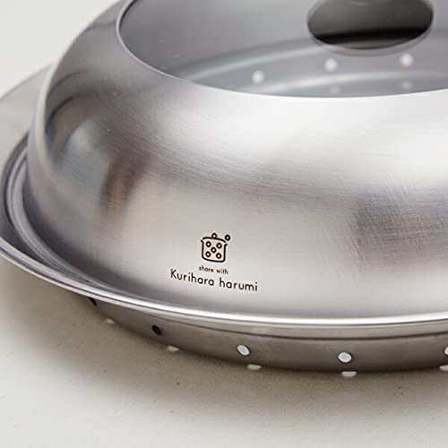 新品同様 栗原はるみ フライパン用蒸し器 24-26cm SNSで話題♪ Amazon | 栗原はるみ フライパン用 ドーム型蒸し器 24-26