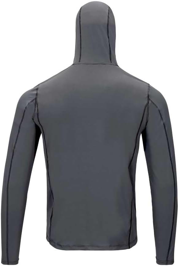 FORLOH Men's SolAir Hooded Long Sleeve - Premium Lightweight Sun Shirt | UPF 50+ Sun Protection for Fishing, Hunting, & Hiking | Cooling & Quick-Dry Technology | Stay Fresh (M, Magnet)