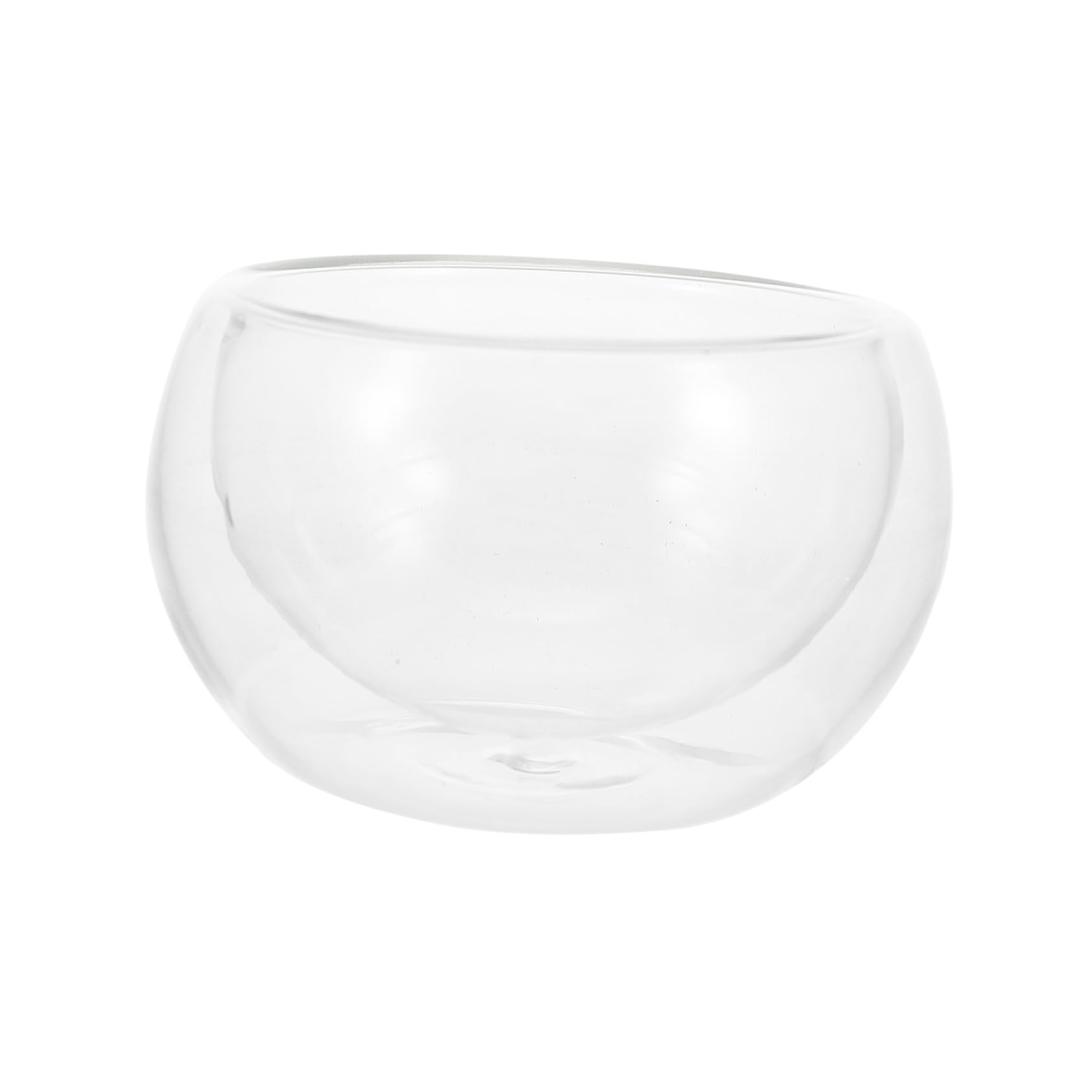 RORPOIR Candle Cup Clear Glass Tea Cups Glass Tea Mug Wood Decor Glass Menorah Dining Room Table Decor Glass Candle Wooden Candle Holder Terrariums Scented Candles Aromatherapy Crystal