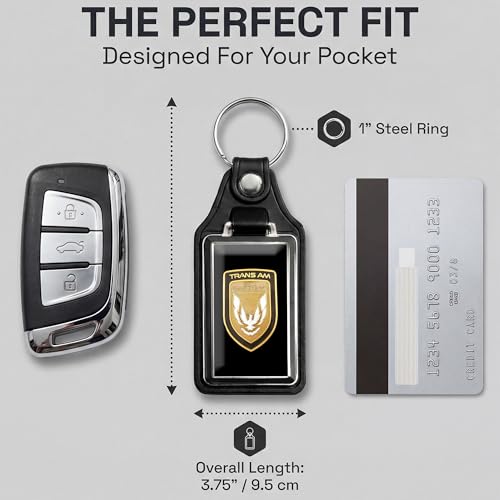 Image of Brotherhood Car Key Chain for Trans Am Firebird - Classic Models Keychain for Men and Women Gift Key Ring