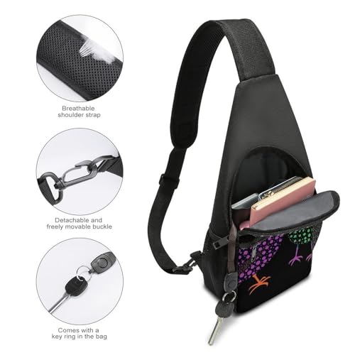Mochila tipo bandolera deportiva para día Animal Shapes miniatura 4