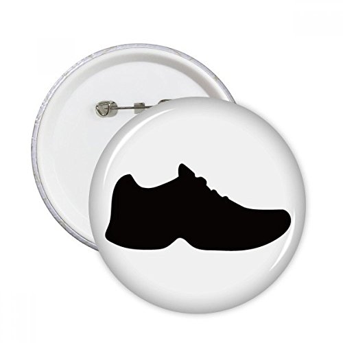 Pins chaussures de sport noir badge bouton multicolore taille L décoration vêtement