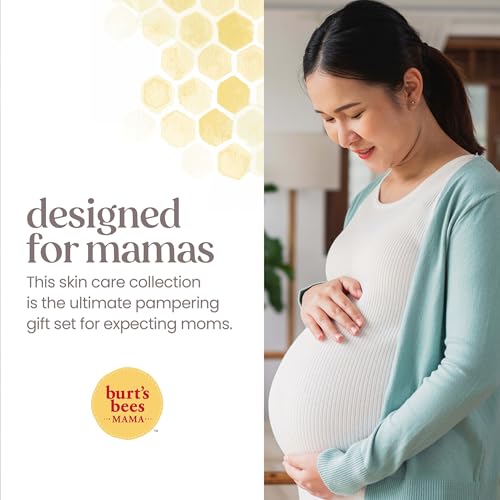 Burt's Bees Mama Gift Set, Includes Lip Balm, Leg and Foot Cream, and Belly Butter, Natural Origin Skin Care, 0.15 oz./3.38 oz./6.5 oz. - image 4