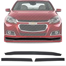 AUTOS PARTS PLUS Set Of 3 Piece Front Bumper Lower Valance Air Deflector Textured Direct Replacement Compatible With 2013-2015 Chevrolet Malibu / 2016 Limited GM1092236 22842404