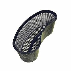 Biotope Aquatics Ltd Cestas para plantas de estanq...: Gama de tamaños de cestas de estanque listas para usar Arpillera también disponible para forrar las macetas Macetas de malla de plástico negro, con agujeros para airear tus plantas acuáticas Variedad de cantidades disponibles Macetas de diferentes ca...