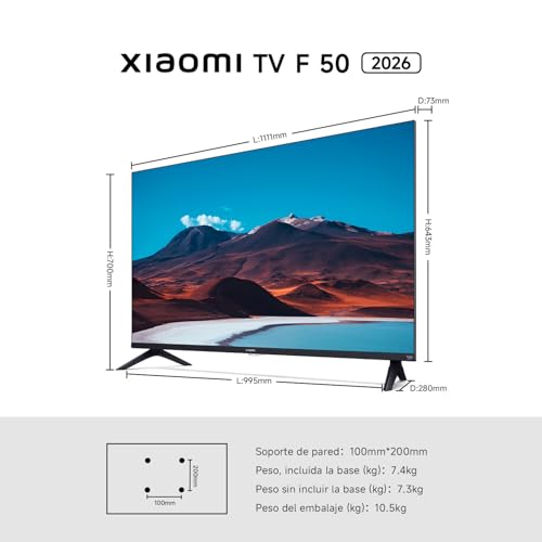 Miniatura 20 de Xiaomi Tv F 50, 50 Pulgadas 127 Cm , 4k Uhd, Smart Tv, Fire Os8, Control Por Voz Alexa, Hdr10, Memc, Modo Game Boost 120hz, 2gb 32gb, Compatible Con Apple Airplay