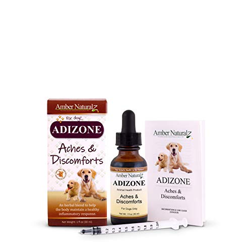 AMBER NATURALZ - ADIZONE - Aches & Discomforts - for Dogz - 1 Ounce