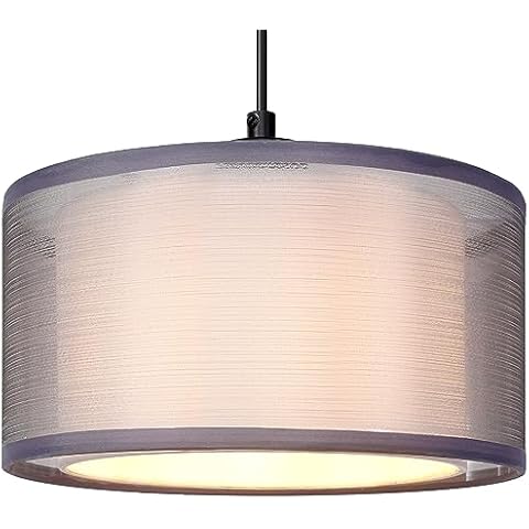 GIGGI 2-Tier Grey Lampshade for Various Lights Cover