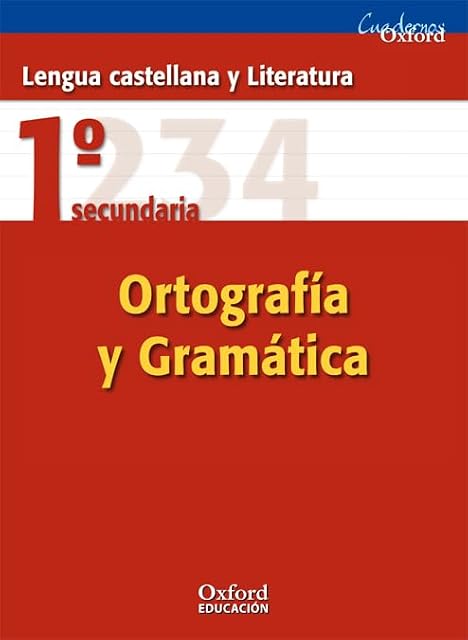 Portada de Lengua Castellana y Literatura 1.º ESO. Cuadernos Oxford Gramática y Ortografía