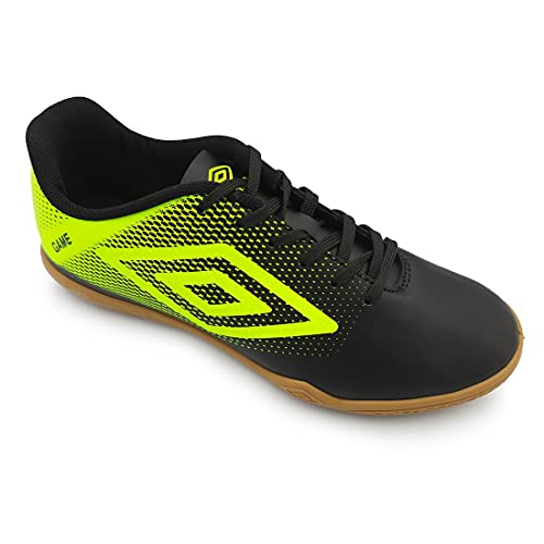 UMBRO Game Calçado de Futebol, Masculino, Preto/Limao, 42