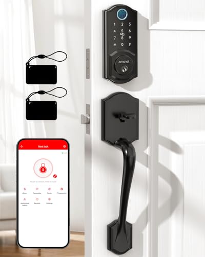 Smart Door Lock Set with Handle Keyless Entry