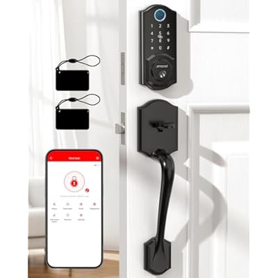 Smart Lock Front Door Set: SMONET Keyless Entry...