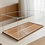 【Socle en bois de 2 cm d'épaisseur】 La base épaisse de cette vitrine cubique en acrylique assure stabilité, facilité de déplacement et d'empilage. Contrairement aux socles en plastique fin, fragiles et difficiles à déplacer, cette base robuste permet un empilage sûr et stable, optimisant ainsi votre espace de rangement.