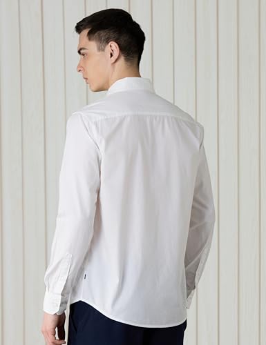Image of Amazon Brand - Symbol Men's Cotton Shirt | Casual | Plain | Full Sleeve | Summer - Regular Fit (Available in Plus Sizes)